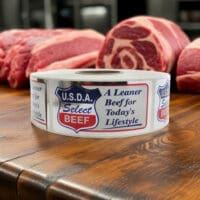 Usda Choice Beef Foil Label Stickers with Restaurant Quality