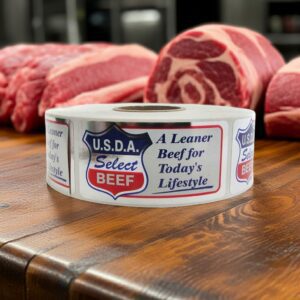 Usda Choice Beef Foil Label Stickers with Restaurant Quality