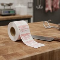 Safe Handling Label Red 1.25″ x 2