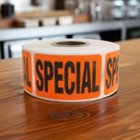 Special Label Stickers Large Rectangle Sticker