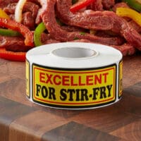 Excellent for Stir Fry Label Stickers