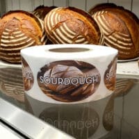 Sourdough Bread Label Bakery Bread Sticker