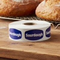 Sour Dough Bread Label Bakery Bread Sticker