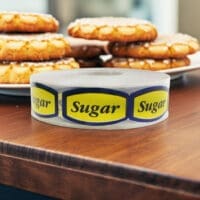 Sugar Label Bakery Flavor Stickers