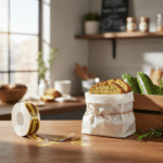 Zucchini Label Stickers in use