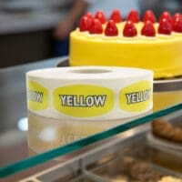 Yellow Label Bakery Flavor Stickers
