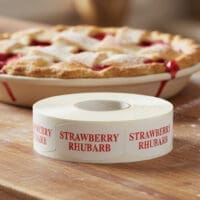 Strawberry Rhubarb Label Bakery Flavor Sticker