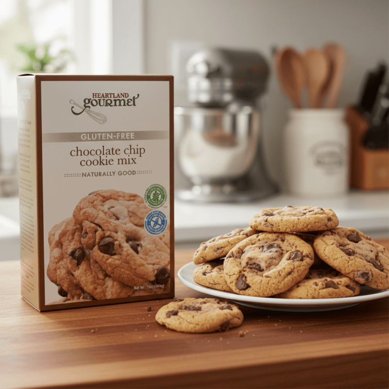Heartland Gourmet Chocolate Chip Cookie Mix Gluten Free