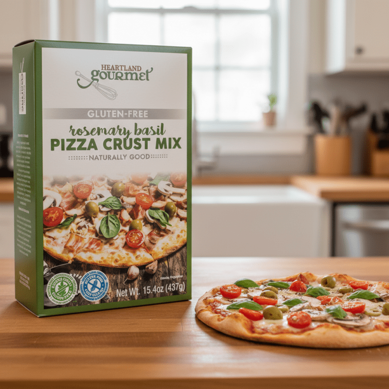 Heartland Gourmet Pizza Crust Mix Gluten Free