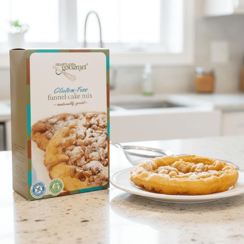 Heartland Gourmet Funnel Cake Mix Gluten Free