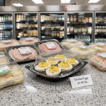 Deviled Egg Take Out Deli Tray with Clear Lid 6 count