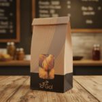 4 pound deli bag with hot to go design and window