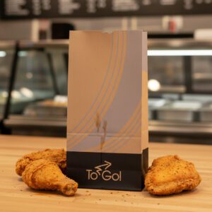 8 pound deli bag with hot to go design