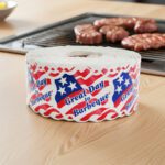 Great Day to Barbeque Label Stickers roll of labels