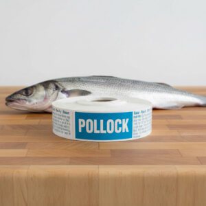 Pollock fish sticker