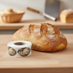 Italian Bread label with image of bread on the sticker