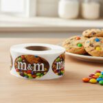 M&M sticker labels