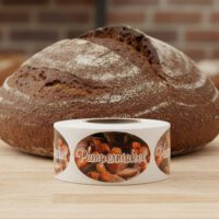 pumpernickel bread sticker