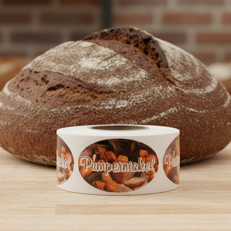 pumpernickel bread sticker