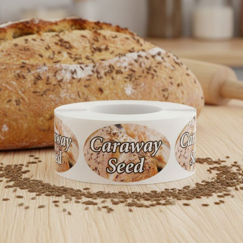 560091-Caraway-Label-Bakery-Flavor-Stickers_4 caraway seed bread label