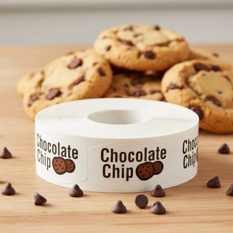 568021-Chocolate-Chips-Label-Bakery-Flavor-Stickers chocolate chip labels for cookies