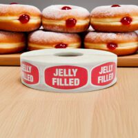 jelly filled sticker