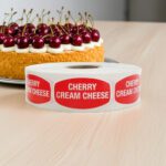 cherry cream cheese sticker