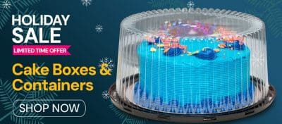 Cake Containers-holiday sale